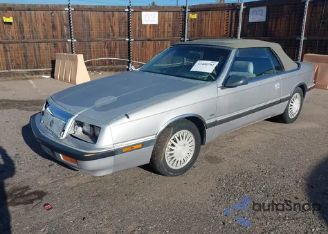 1990 Chrysler Lebaron z USA, uszkodzony, nr VIN 1C3XJ4538LG487714